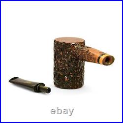 Briar pipe Rusticated wooden pipe bowl Smoking tobacco pipe Briar POKER pipe