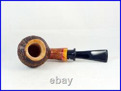 Briar pipe SANTAMBROGIO rustic Tobacco Pipe pfeife pipa handmade Italy