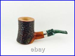 Briar pipe SANTAMBROGIO rustic Tobacco Pipe pfeife pipa poker handmade