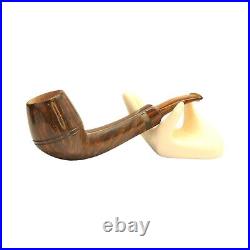 Briar pipe Smoking tobacco pipe Artisan shape BENT EGG pipe Freehand wooden pipe