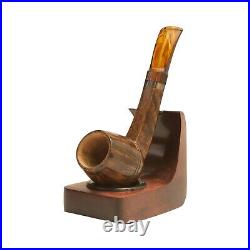 Briar pipe Smoking tobacco pipe Artisan shape BENT EGG pipe Freehand wooden pipe