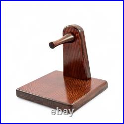Briar pipe Smoking tobacco pipe Freehand pipe set with stand Artisan rare pipe