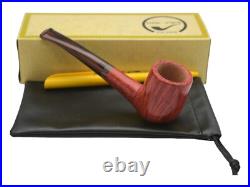 Briar pipe Smoking tobacco pipe Freehand red pipe Artisan sherlock holmes pipe