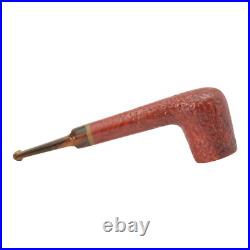 Briar pipe Smoking tobacco pipe Freehand straight wooden pipe Rusticated pipe