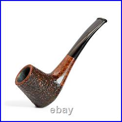 Briar pipe Smoking tobacco pipe Rusticated handmade pipe Freehand artisan pipe