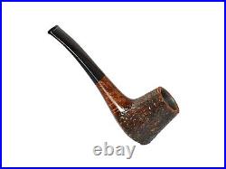 Briar pipe Smoking tobacco pipe Rusticated handmade pipe Freehand artisan pipe