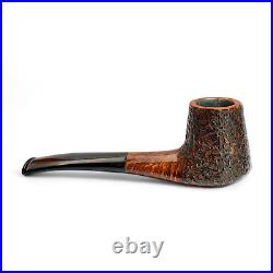 Briar pipe Smoking tobacco pipe Rusticated handmade pipe Freehand artisan pipe