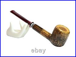 Briar pipe Smoking tobacco pipe Straight pipe Artisan pipe Freehand wooden pipe