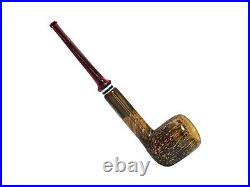 Briar pipe Smoking tobacco pipe Straight pipe Artisan pipe Freehand wooden pipe
