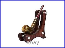 Briar pipe Smoking tobacco pipe Straight pipe Artisan pipe Freehand wooden pipe