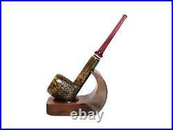 Briar pipe Smoking tobacco pipe Straight pipe Artisan pipe Freehand wooden pipe