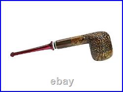 Briar pipe Smoking tobacco pipe Straight pipe Artisan pipe Freehand wooden pipe