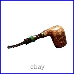 Briar pipe Smoking tobacco wooden pipe Freehand pipe Artisan CraZy Bamboo style