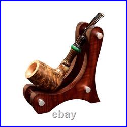 Briar pipe Smoking tobacco wooden pipe Freehand pipe Artisan CraZy Bamboo style