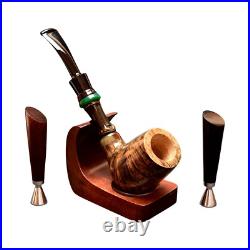 Briar pipe Smoking tobacco wooden pipe Freehand pipe Artisan CraZy Bamboo style