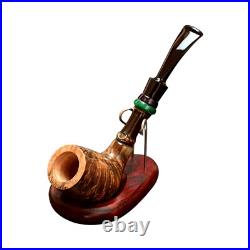 Briar pipe Smoking tobacco wooden pipe Freehand pipe Artisan CraZy Bamboo style