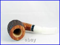 Briar pipe Stefano SANTAMBROGIO rustic Tobacco Pipe handmade Italy pfeife