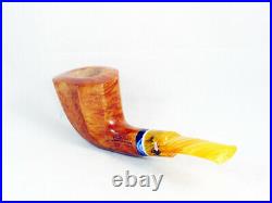 Briar pipe Stefano SANTAMBROGIO smooth FP Tobacco Pipe pipa 9mm filter pfeife