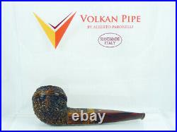 Briar pipe VOLKAN Antiqua rustic Tobacco Pipe bulldog pfeife pipa handmade