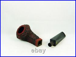 Briar pipe VOLKAN Antiqua rustic bullcap Tobacco Pipe pipa 9mm filter pfeife