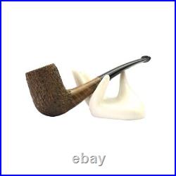 Briar rusticated handmade bowl Artisan shape freehand smoking tobacco pipe KAF