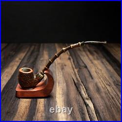 Briar smoking tobacco Churchwarden exclusive artisan freehand Crazy Bamboo pipe