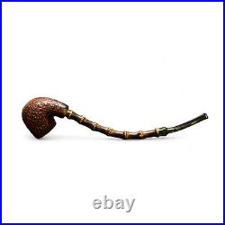 Briar smoking tobacco Churchwarden exclusive artisan freehand Crazy Bamboo pipe