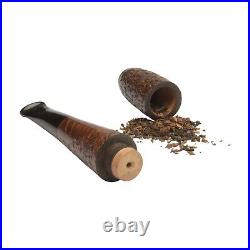 Briar smoking tobacco Cigar torpedo submarine handmade rustic zeppelin pipe bowl