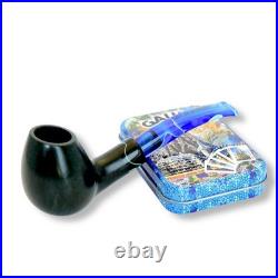 Briar smoking tobacco Freehand Green wooden handmade ukrainian Artisan pipe