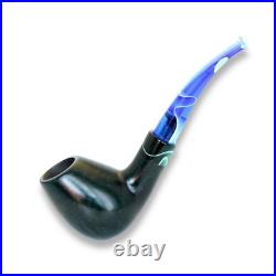 Briar smoking tobacco Freehand Green wooden handmade ukrainian Artisan pipe