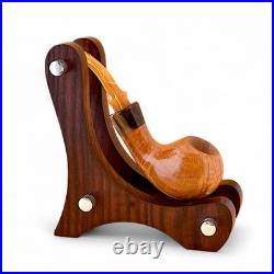 Briar smoking tobacco Freehand artisan wooden ukrainian handmade pipe by KAFpipe