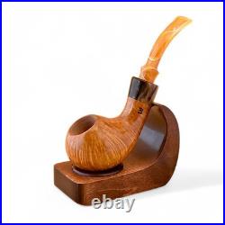 Briar smoking tobacco Freehand artisan wooden ukrainian handmade pipe by KAFpipe