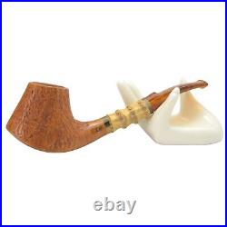 Briar smoking tobacco Freehand rusticated handmade bowl Artisan handcarved pipe