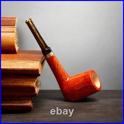 Briar smoking tobacco Red wooden Straight pipe