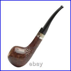 Briar smoking tobacco SHerlock Holmes rustic wooden special unique freehand pipe