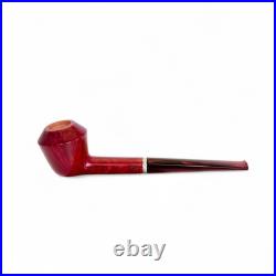 Briar smoking tobacco Straight wooden red freehand artisan ukrainian pipe