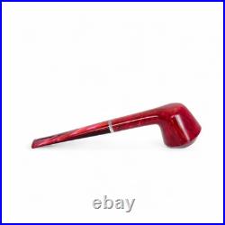 Briar smoking tobacco Straight wooden red freehand artisan ukrainian pipe