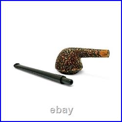 Briar smoking tobacco churchwarden rusticated lotr freehand unique long pipe