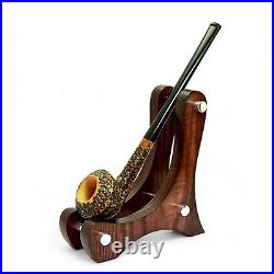 Briar smoking tobacco churchwarden rusticated lotr freehand unique long pipe