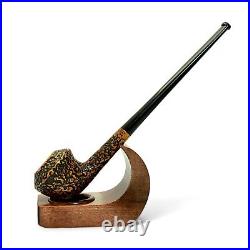 Briar smoking tobacco churchwarden rusticated lotr freehand unique long pipe