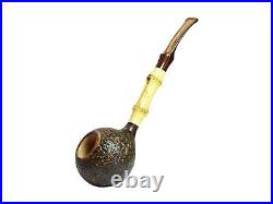 Briar smoking tobacco crazy bamboo style artisan freehand special rare pipe KAF