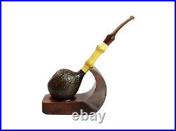 Briar smoking tobacco crazy bamboo style artisan freehand special rare pipe KAF