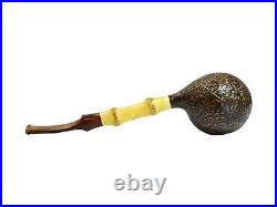 Briar smoking tobacco crazy bamboo style artisan freehand special rare pipe KAF