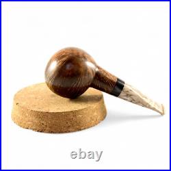 Briar smoking tobacco freehand Short 5' ukrainian handmade wooden pipe