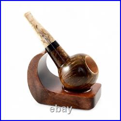 Briar smoking tobacco freehand Short 5' ukrainian handmade wooden pipe