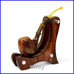 Briar smoking tobacco freehand artisan unique wooden sherlock holmes rare pipe