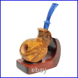 Briar smoking tobacco freehand artisan wooden handmade pipe