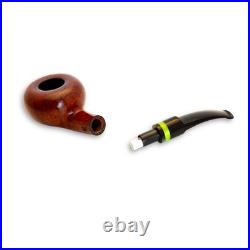 Briar smoking tobacco freehand artisan wooden ukrainian pipe