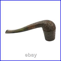 Briar smoking tobacco freehand rusticated bowl unique rare handmade special pipe