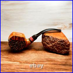 Briar smoking tobacco freehand rusticated wooden handmade pipe